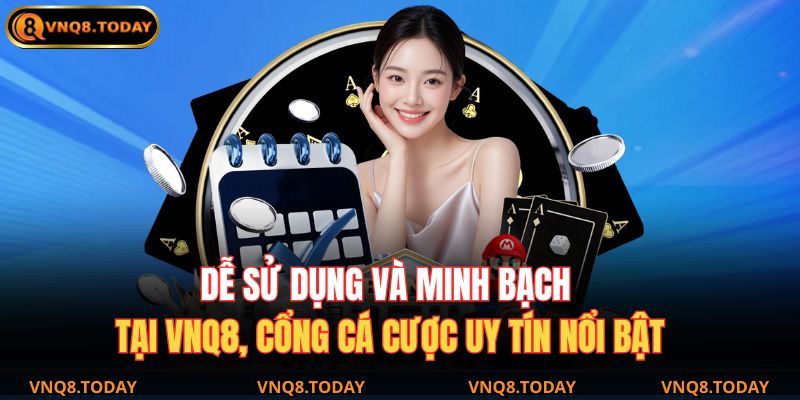 Trang chủ 30 Dễ sử dụng và minh bạch tại VNQ8, cổng cá cược uy tín nổi bật